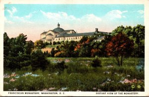 Washington D C The Franciscan Monastery Distant View