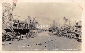 C86/ Fergus Falls Minnesota RPPC Postcard '19 Vernon Ave Tornado Disaster 4