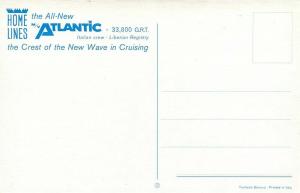 Steamship Atlantic, Home Lines