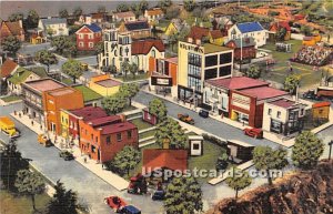 Roadside America, Miniature Village, Old Red Brick School House - Hamburg, Pe...