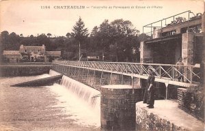 Passerelle de Permapont et Ecluse de l'Auine Chateaulin France Unused 