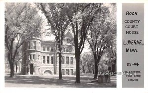 Rock County Court House - Luverne, Minnesota MN Postcard