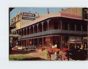 Postcard Antoine's Restaurant, New Orleans, Louisiana