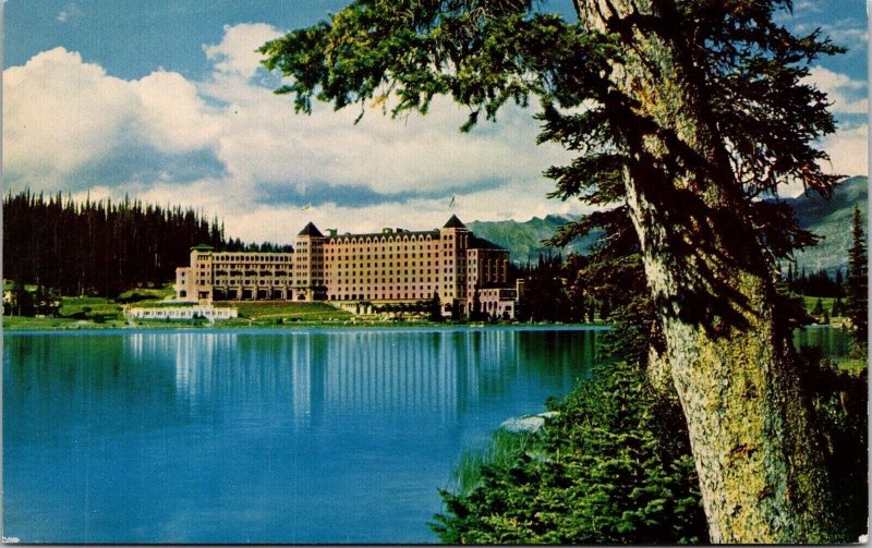 Chateau Lake Louise Banff National Park Rocky Mountains Canada Chrome Postcard 