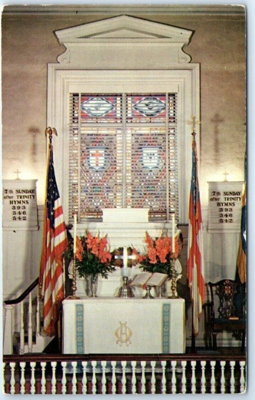 Altar and Pulpit, Gloria Dei (Old Swedes') Church - Philadelphia, Pennsylvania