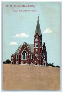 c1910 Christ Church Windhoek Namibia German South West Africa Postcard