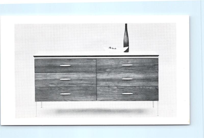 Postcard Ad Mid Century Modern Furniture Formica Ht Vista Anaheim