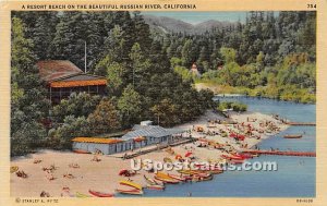Resort Beach - Russian River, California CA  