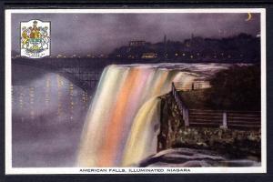 American Falls,Illuminated View From Canada