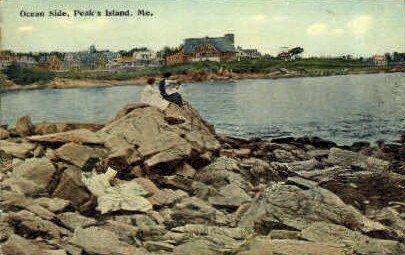 Ocean Side in Peaks Island, Maine