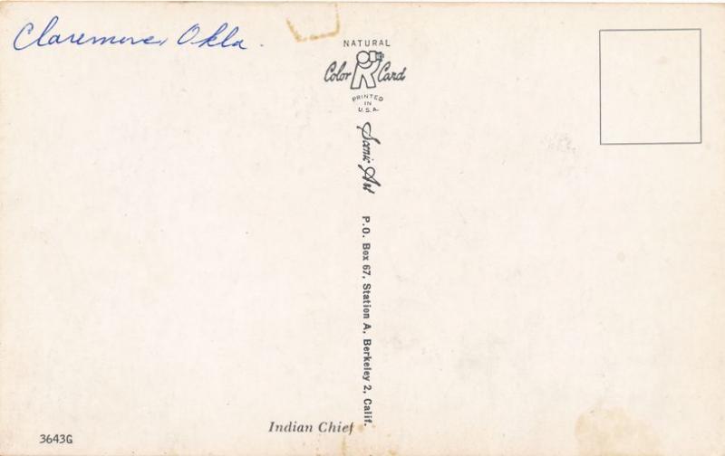 Indian Chief - Western USA - Oklahoma