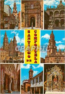 Modern Postcard Santiago de compostela 70 beauties of the city