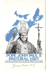 Pope John Paul II Pastoral Visit, Halifax, Nova Scotia, 198, Map