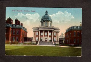 MA City Hospital Boston Massachusetts Postcard 1914 US Vintage