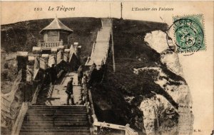 CPA Le TRÉPORT-L'Escalier des Falaises (348294)