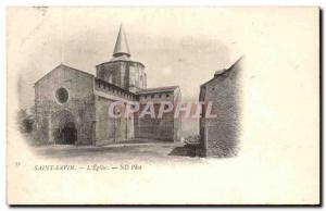 Postcard Old Saint Savin L & # 39Eglise