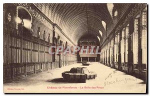 Old Postcard Chateau de Pierrefonds Salle des Preux