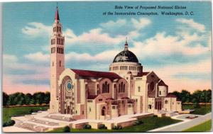 National Shrine of the Immaculate Conception, Washington DC, side view