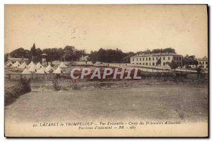 Old Postcard Lazaretto Trompeloup View of Camp & # 39ensemble German prisoner...