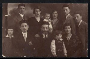 POLAND - Jewish Judaica photo postcard from a Family Album