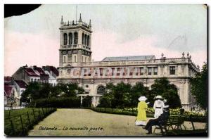 Old Postcard Ostend New Post