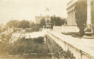 United States Columbia University East Hall real photo postcard New York City 