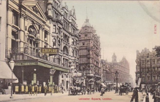 England London Leicester Square Street Scene