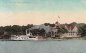 ST. LAWRENCE, Ontario, Canada, PU-1905; St. Lawrence Park, River St. Lawrence