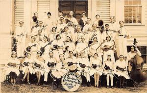 Lincoln ME Mattanawcook Academy Orchestra RPPC Postcard