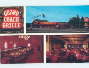Unused Pre-1980 GRAND COACH GRILLE RESTAURANT Maple Shade New Jersey NJ hs4494