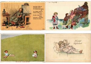 CHILDREN ENFANTS MOSTLY ARTIST SIGNED ILLUSTRATEUR 100 CPA (PART 5.)