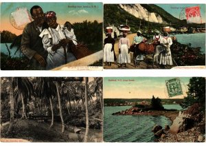 JAMAICA CARAIBES WEST INDIES CARIBBEAN ISLANDS 23 Vintage PC Pre-1940 (L2591)