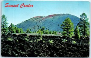 Postcard - Lava Beds At Sunset Crater National Monument - Arizona