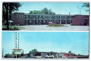 c1950's Venice Motel & Restaurant Multiview Cottage Hagerstown Maryland Postcard