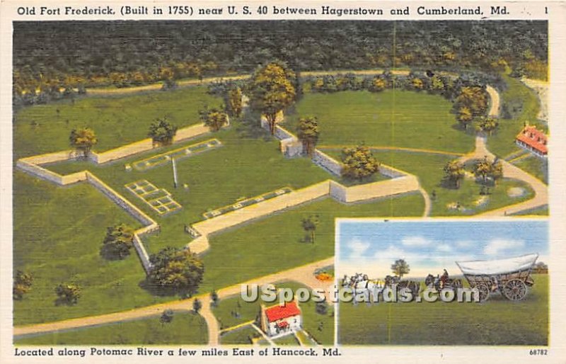 Old Fort Frederick 1755 in Hagerstown, Maryland