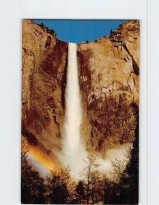 Postcard Bridalveil Fall, Yosemite National Park, California