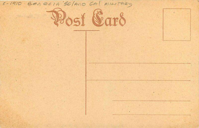 Benecia Solano California Military C-1910 Postcard Stumm 3389 