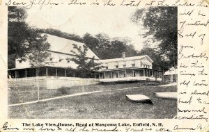 NH - Enfield. The Lake View House, Mascoma Lake