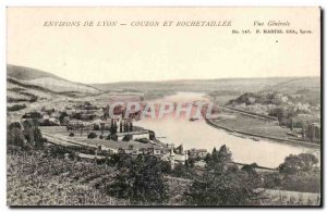 Around Lyon - Couzon and Roche Taillee Old Postcard