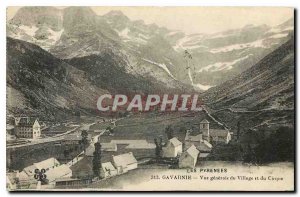 Old Postcard The Pyrenees Gavarnie General view of the village and the Circus