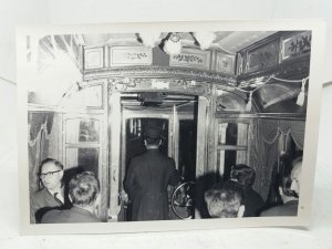 Vintage Photo Interior of Australian Tram Taken at Melbourne Australia c1960