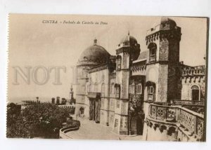 299852 PORTUGAL CINTRA Fachada do Castello da Pena Vintage postcard