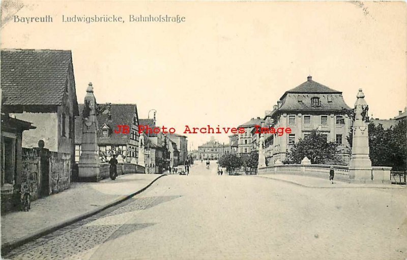 Germany, Bayreuth, Ludwigsbrucke, Bahnhofstrasse, D.G.W. No 783