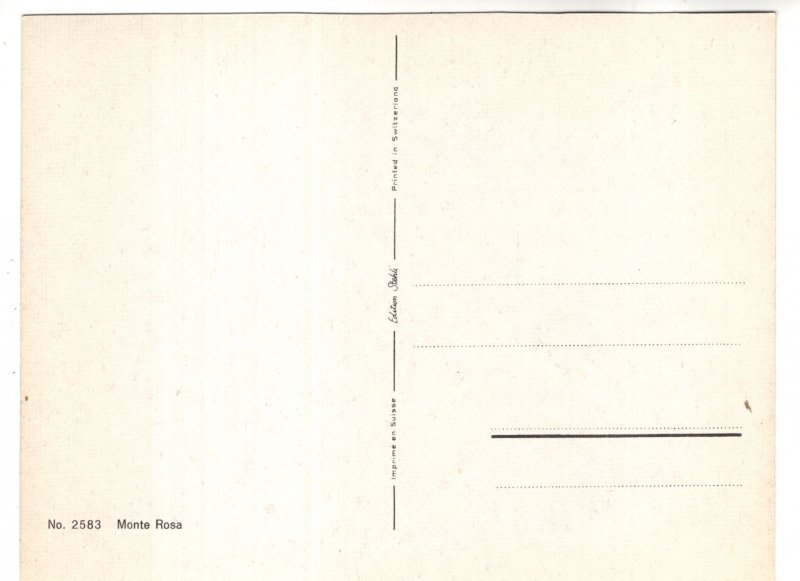 Winter Mountain, Monte Rosa, Zermatt, Switzerland