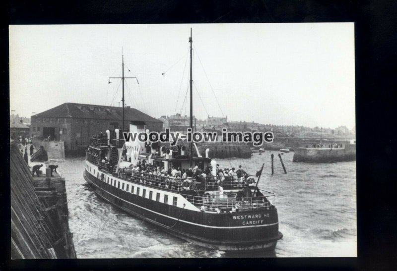 FE3619 - P&A Campbell Ferry - Westward Ho - postcard