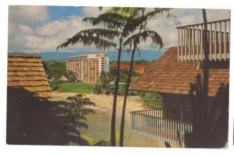 Hawaii Kauai Surf Resort Cliff Cottages 1971 Postcard