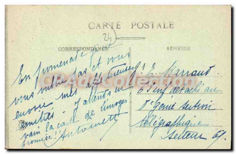 Old Postcard Chateau De Lis Marouatte Lou Devil Sobate