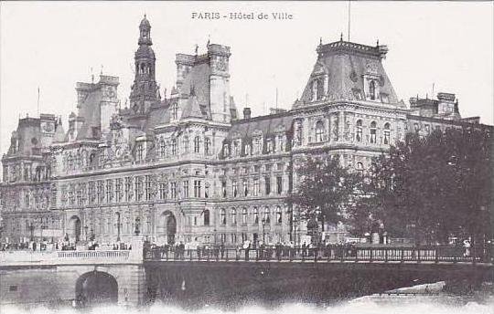 France Paris Hotel de Ville