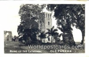 Real Photo Ruins of the Cathedral Old Panama Panama Unused 