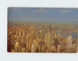 Postcard North-East View from the Empire State Building, New York City, New York